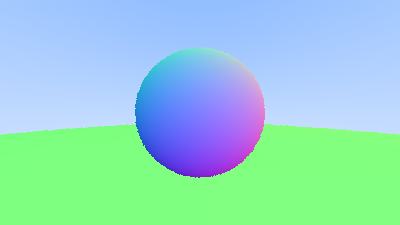 First hit test render
